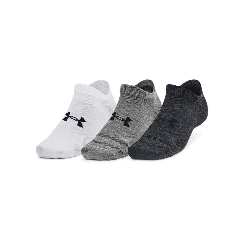 Media Deportiva Under Armour Essential No Show 1382623-025 Plomo