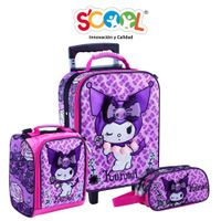 Set Maleta Kuromi Tela Premium Grande