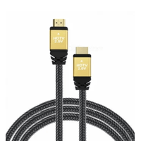 Cable HDMI 5M 5 Metros Ultra HD 3D 4k V2.0 2160P - Enmallado Gris