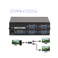 Splitter 1x4 Puertos Vga Convierte 1 Puerto Vga En 4 Hd
