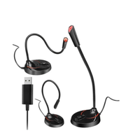 Micrófono Usb Audio Usb Unidireccional Mic Soporte Para Pc laptop