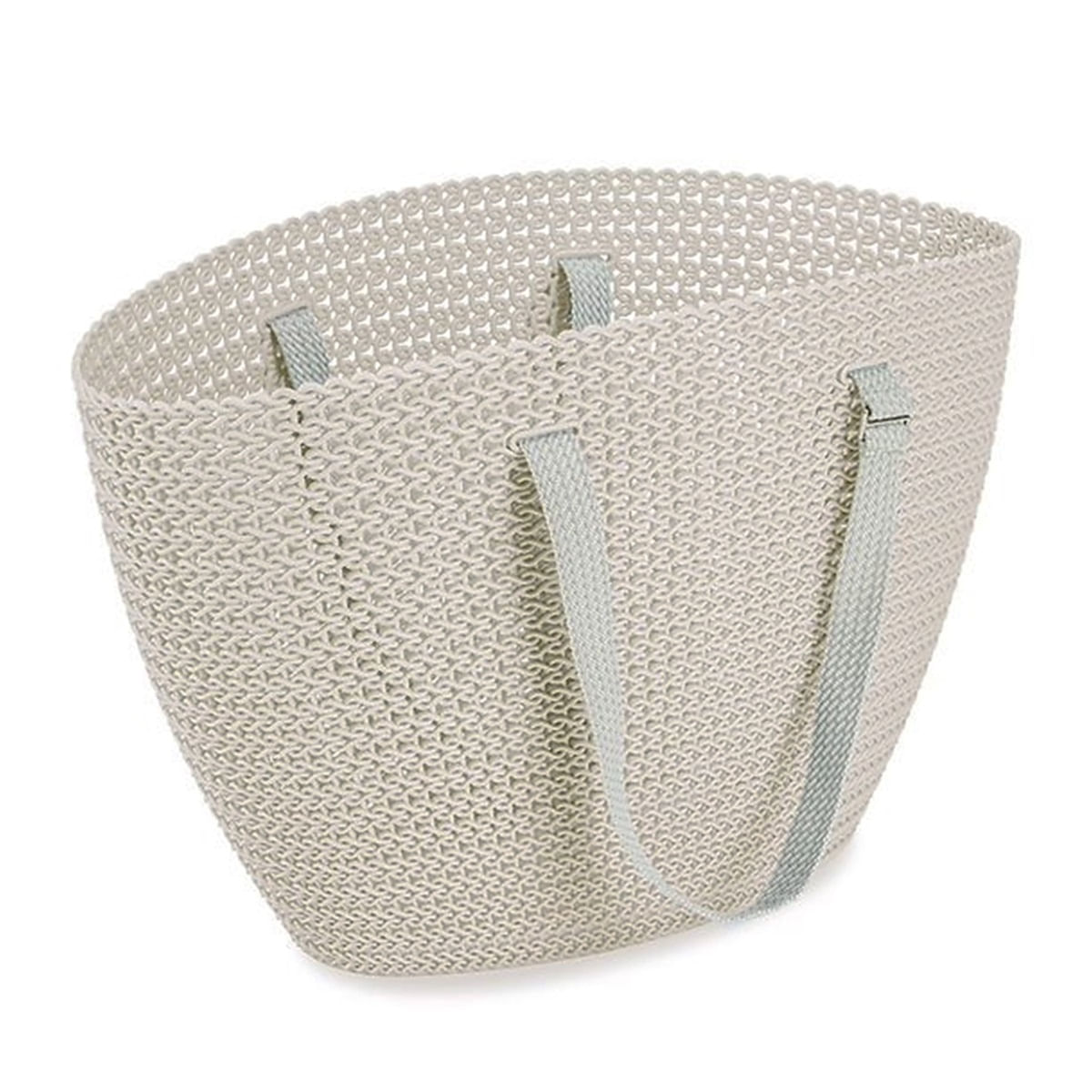 Bolso Canasta Para Playa Emmaa color Crema Rey