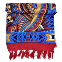 Pareo Malla Pañoleta Bambú Rojo