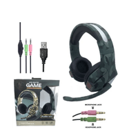 Audifonos Gamer Ain-gm780 Para Ps4 Xbox One Pc Microfono - BEIGE MILITAR