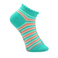MEDIA PARA NIÑA ALGODÓN/ELASTANO PED ST STRIPES TURQUESA HUSHPUPPIES
