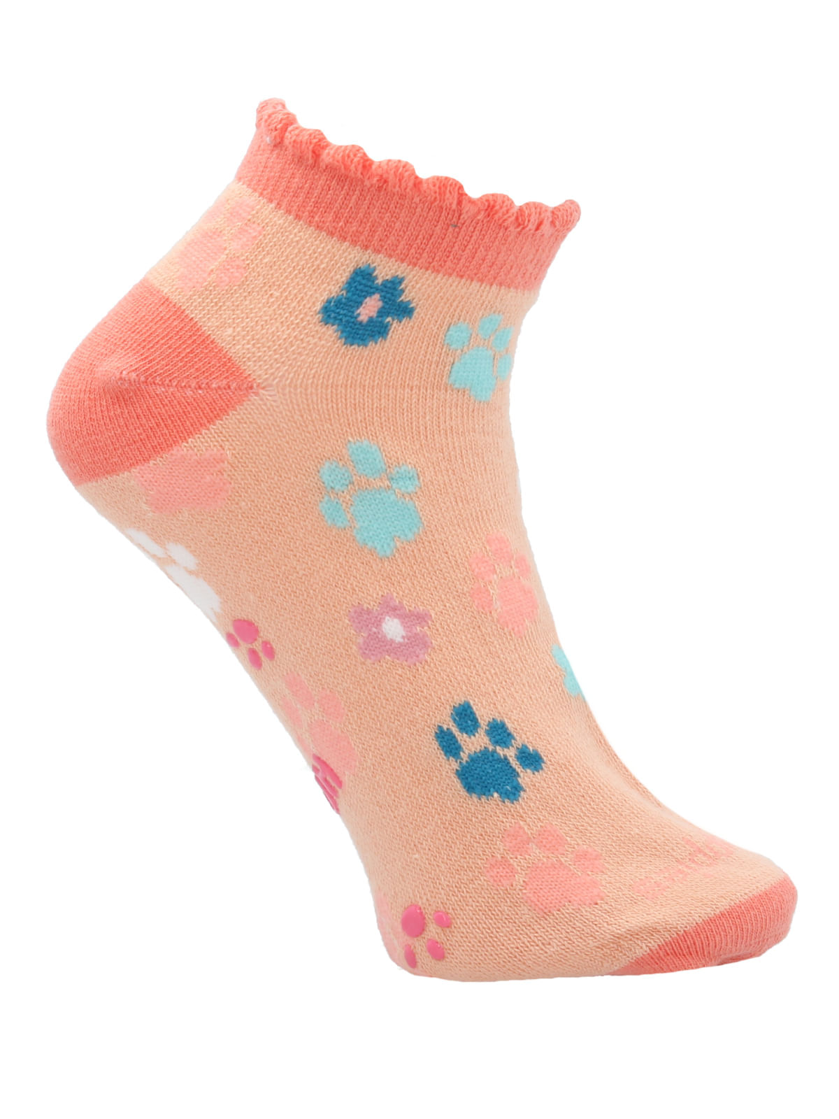 MEDIA PARA NIÑA ALGODÓN/ELASTANO PED ST PAW CORAL HUSHPUPPIES