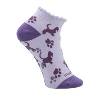 MEDIA PARA NIÑA ALGODÓN/ELASTANO PED ST DOGGY LILA HUSHPUPPIES