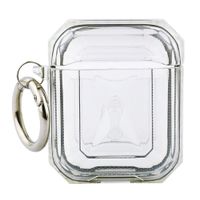 Case para Airpods 1ra y 2da generación, translucido negro