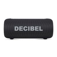 Parlante Bluetooth Decibel Soundbox Lite 13W RMS, hasta 12 horas de duración, resistente al agua y al polvo IPX5, con efectos de luz RGB, negro