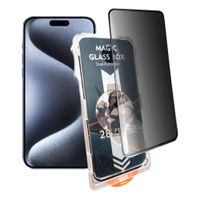 Protector de pantalla clear para iPhone 16, con kit de aplicación fácil
