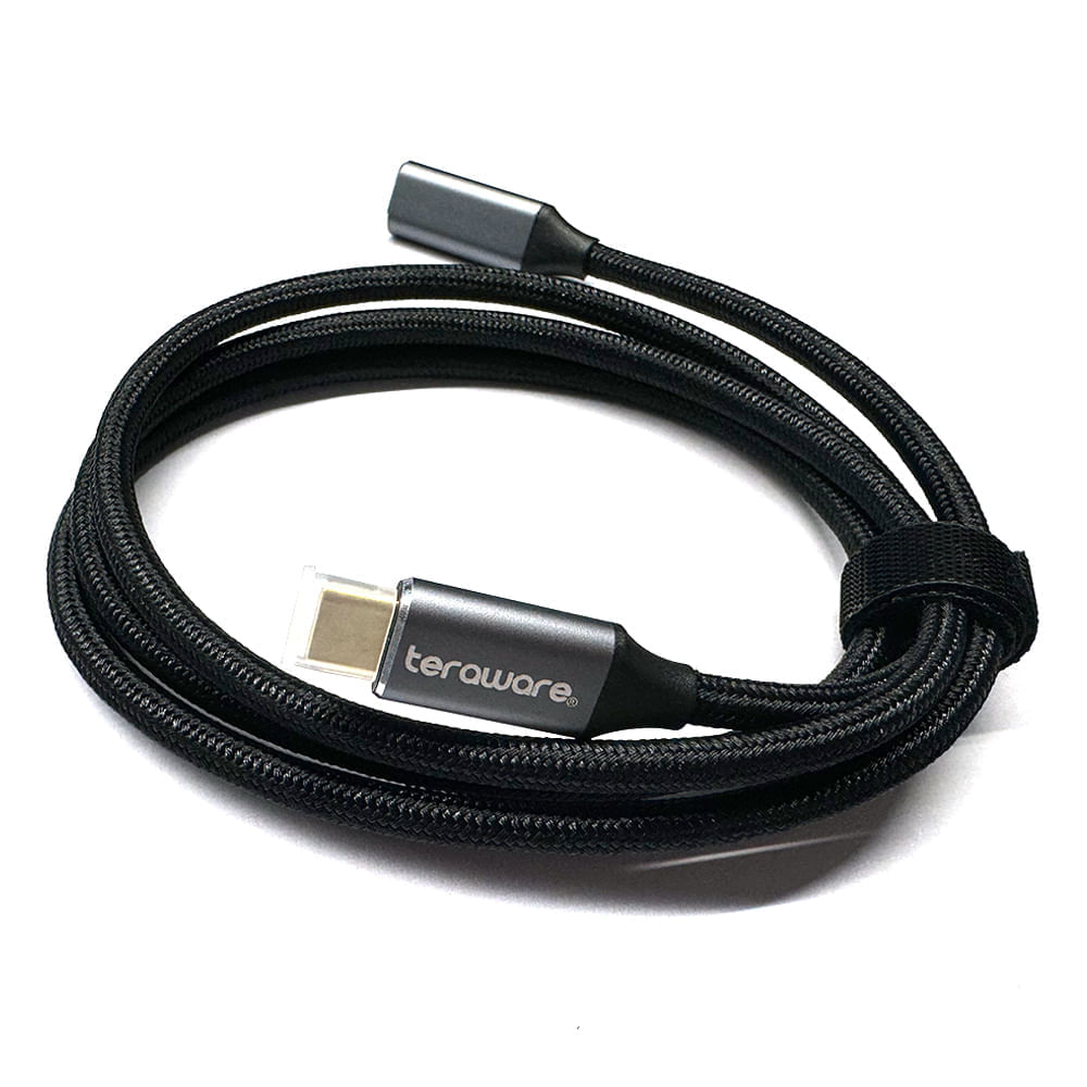 Extensión Teraware USB-C a USB 3.2 gen2 100W pd 1m 4k 60hz trenzado