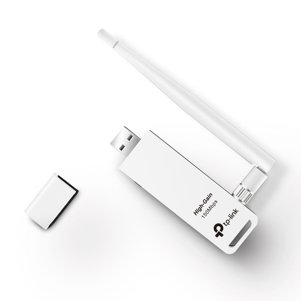 Adaptador USB Inalámbrico de Alta Ganancia 150Mbps TP LINK wifi 24Ghz