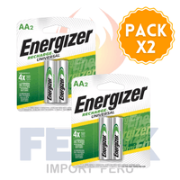Pack Promo Pilas Recargables Energizer Aa 2000mAh
