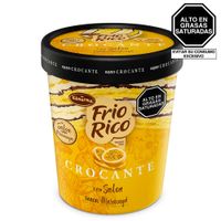 Helado FRIO RICO Crocante Maracuyá Pote 900ml