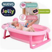 Bañera Pleglable ""JELLY"" Con Termostato PINK
