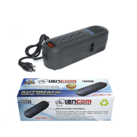 Estabilizador Voltaje Lancom 4 Tomas 1000va 300w Vra Regula