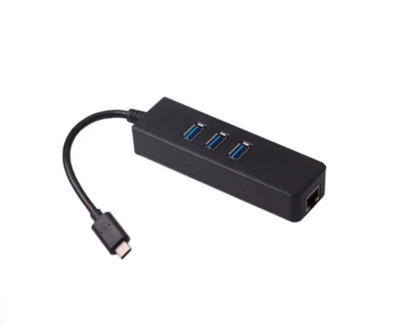 Adaptador Usb 3.1 tipo C a Rj45 Usb Lan Ethernet + Hub 3 Puertos 3