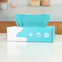 AquaClean Pro™ - Pack de 40 Paños de Limpieza Reutilizable para Cocina, Vidrio y Superficies Delicad