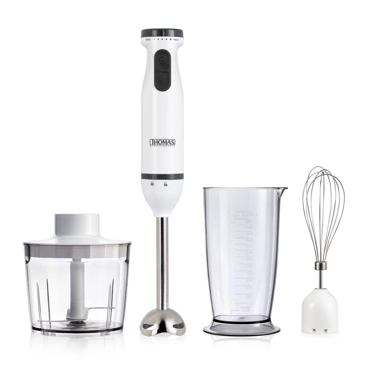 Minipimer THOMAS TH-8725 Blanco Gris
