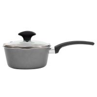 ILKO CACEROLA 16CM COOL GRAY C/TAPA ALUM
