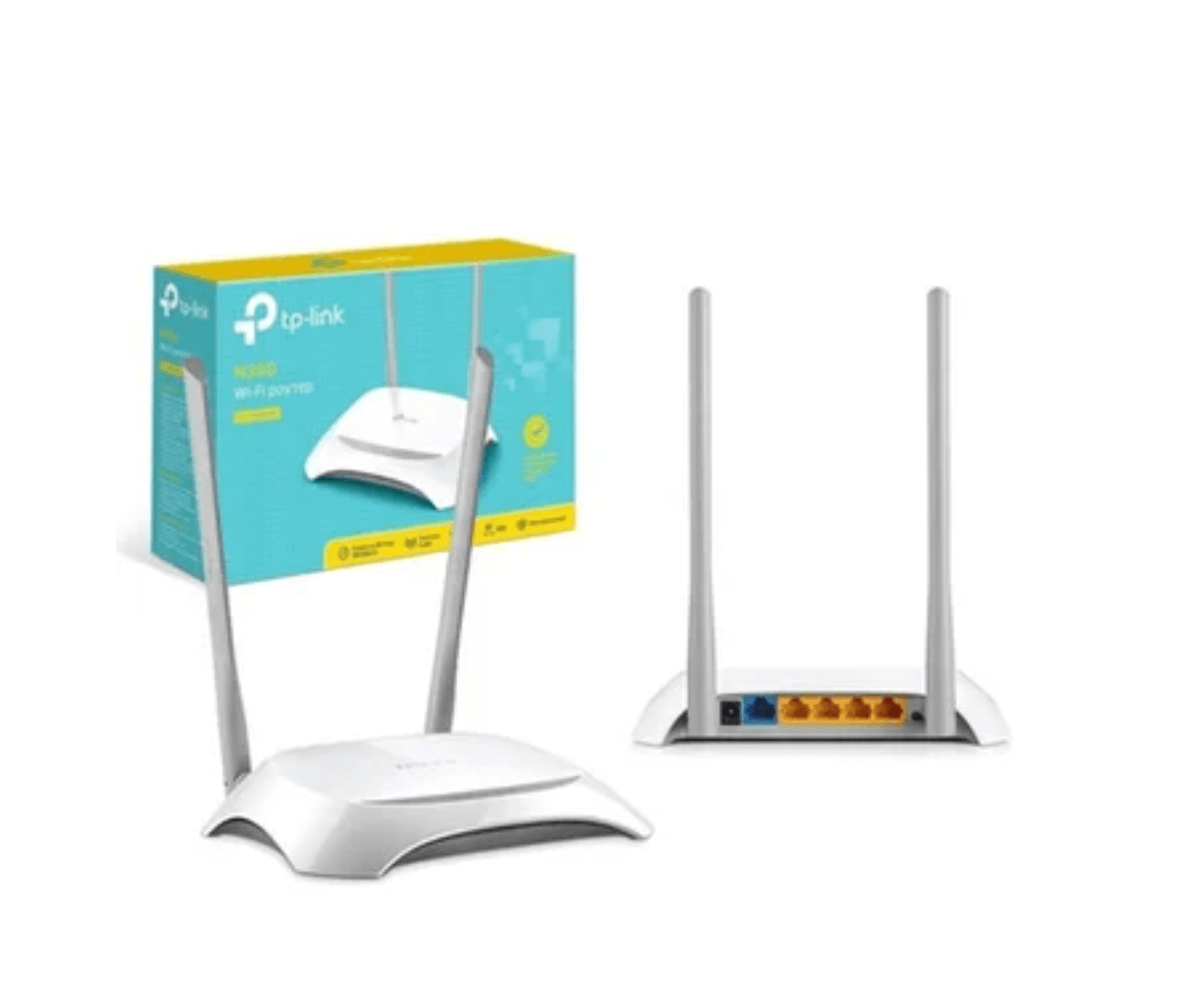 Router TP-LINK 300Mbps TL-WR840N 4 en 1 2 antenas punto de acceso WISP