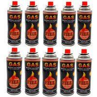 10 Gas Butano Ultra Refinado valvula universal cocinillas Fill