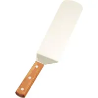 Espátula con Mango de Madera para Parrilla y Cocina