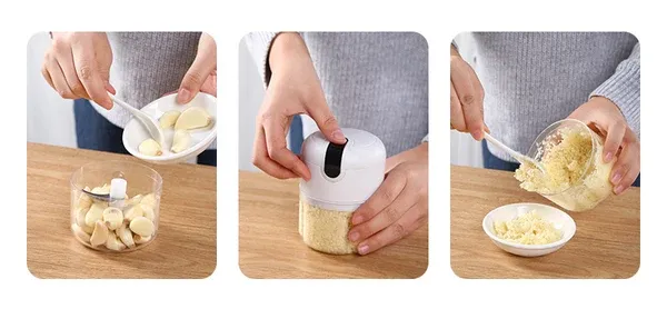 PowerMasher™ - Molinillo eléctrico y triturador de alimentos multifuncional