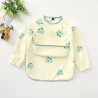 BabyApron™ - Babero de Manga Larga Impermeable para Bebés con Bolsillo
