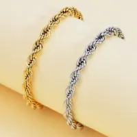 Pulsera Metálica de Eslabones Entrelazados