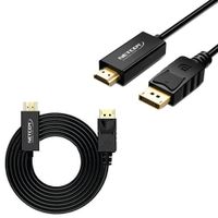 Cable Displayport a HDMI Netcom Pvc Macho 5 Metros 4k DP a HDMI 60hz