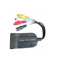 1080p convertidor Hdmi a AV Svideo Convertidor De Audio Adaptador