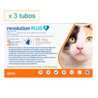 Pipeta Antipulgas para Gatos Revolution Plus de 2.5 a 5 kg