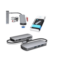 Adaptador Tipo C A Hmdi 4k Usb 3.0 8 En 1 Multipuerto V192a