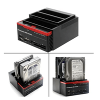 Hdd Docking Station Triple 2.5 3.5 Ide Sata Usb 3.0 Ms Sf/md