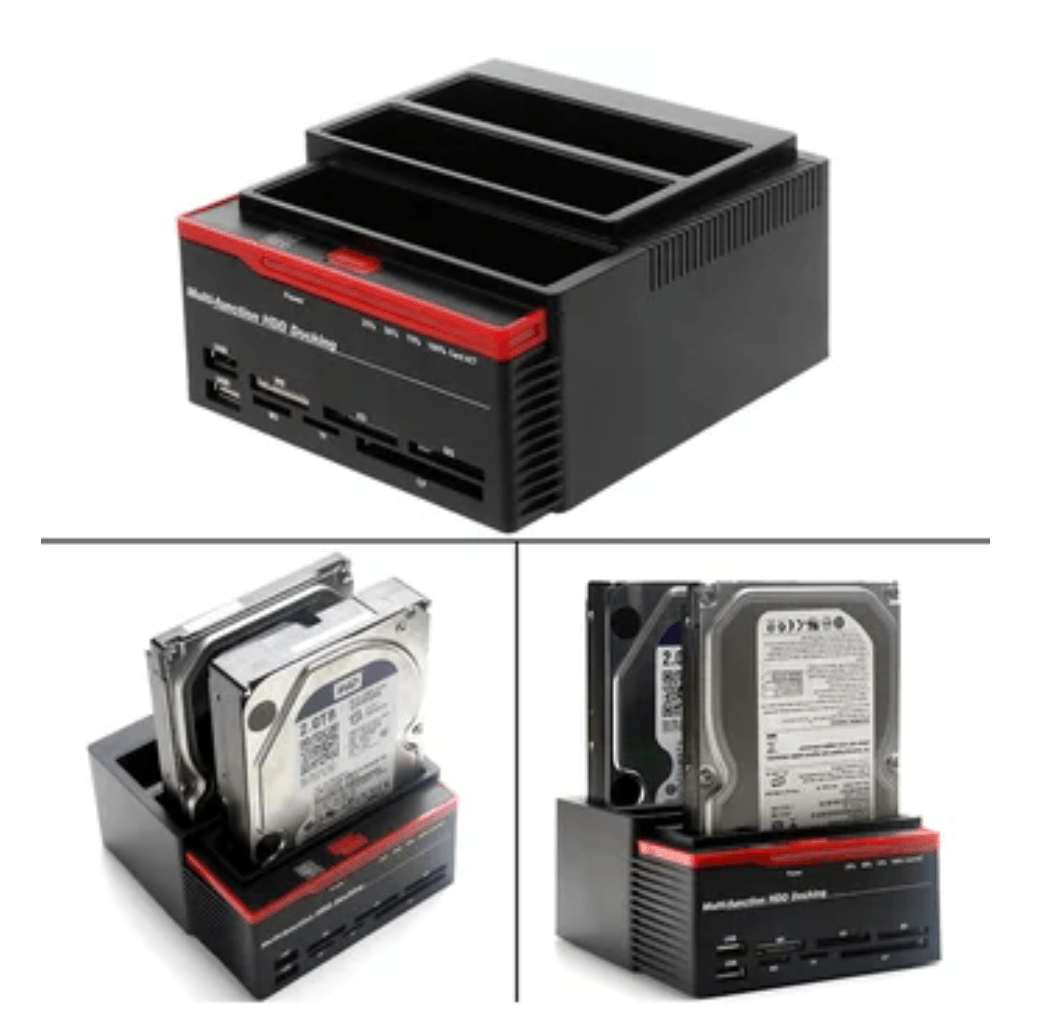 Hdd Docking Station Triple 2.5 3.5 Ide Sata Usb 3.0 Ms Sf/md
