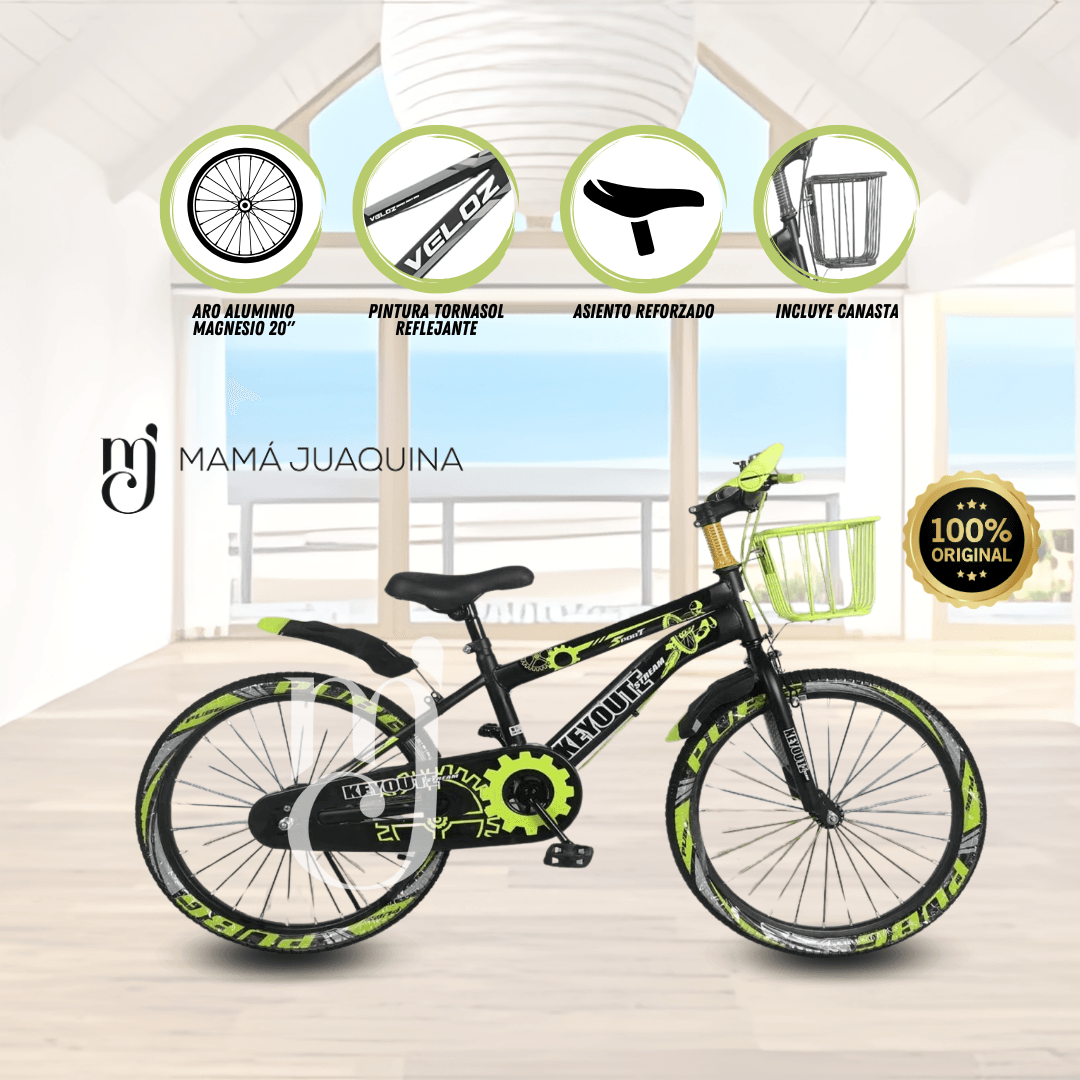 Bicicleta Aro 20 «ASHVIN II» Verde