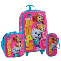 Set Scool Ranger Maleta Lonchera Cartuchera Paw Patrol Full 3D