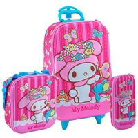 Set Scool Ranger Maleta Lonchera Cartuchera My Melody Full 3D