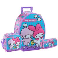 Set Scool Ranger Maleta Lonchera Cartuchera My Melody 3D