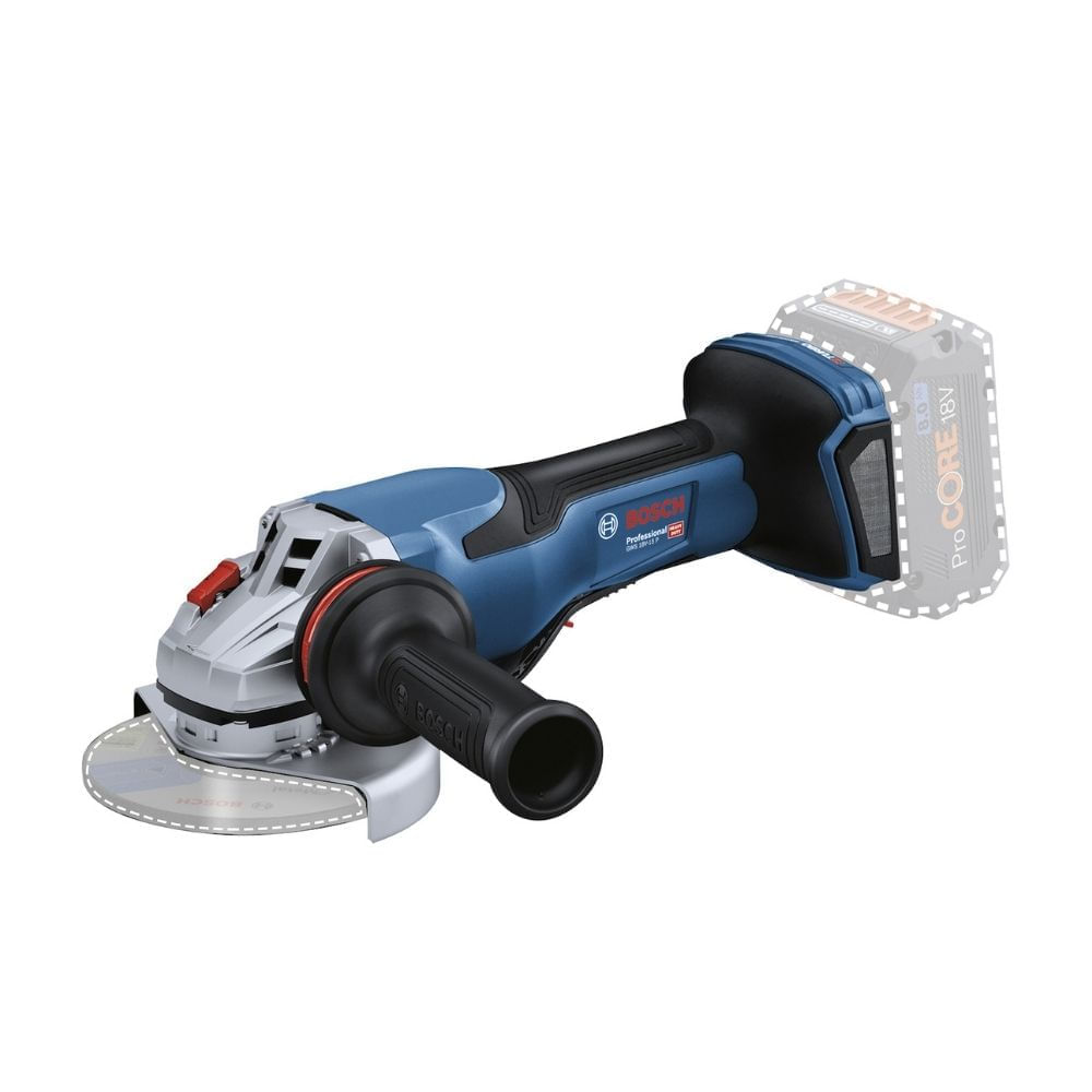 Amoladora Angular Inalámbrica Bosch Biturbo GWS 18V-15P