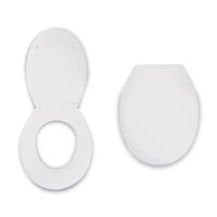 Asiento de Inodoro Redondo Standard Plástico Blanco Orange