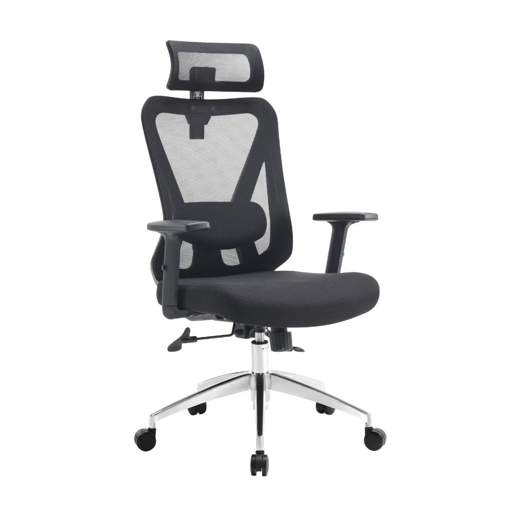Silla de Oficina Giratoria Vasco Negro Orange