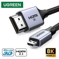 Cable Micro Hdmi a Hdmi 2 Metros UGREEN 2.1 8K 60 Hz Ultra HD eARC