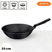 Wok Tramontina Loreto 24 cm - 2.2 L, Revestimiento Antiadherente (JYA)