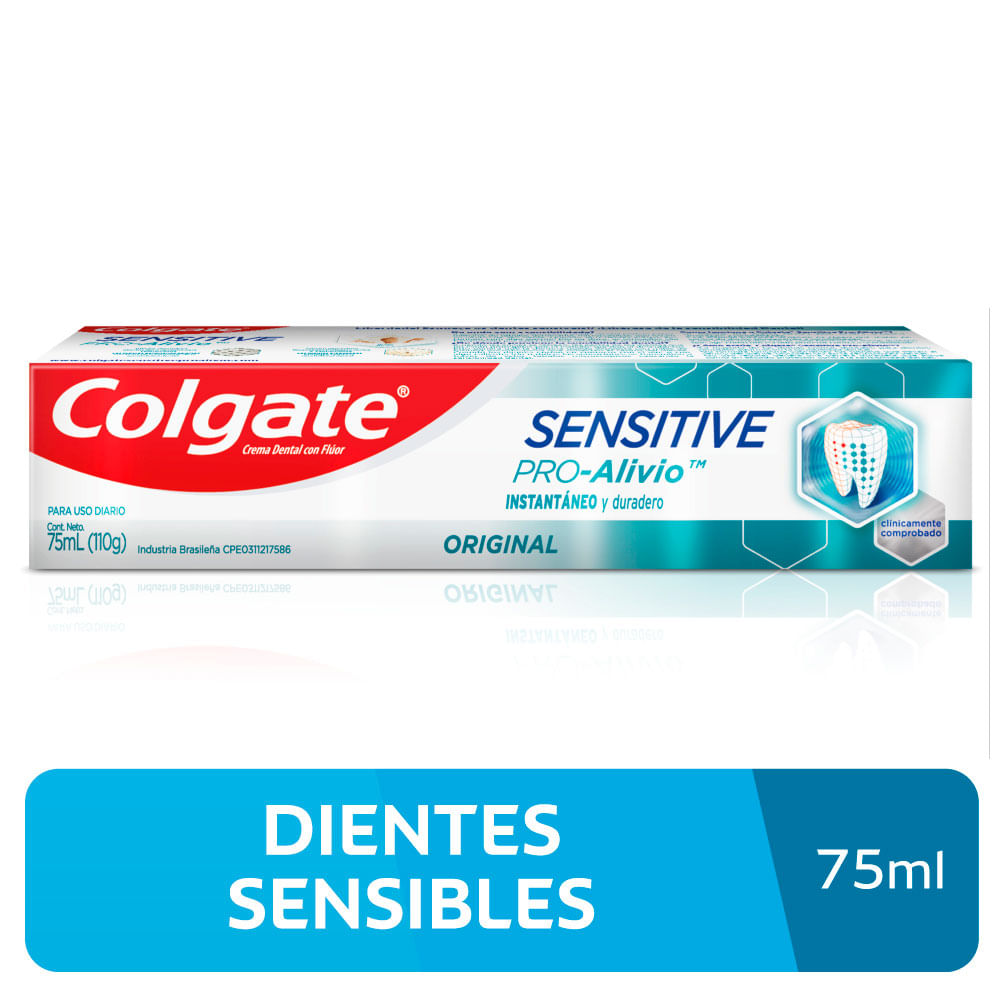 Crema Dental Colgate Sensitive Pro-Alivio. - Tubo 75 ML