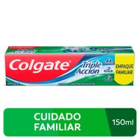 Crema Dental Colgate Triple Acción sabor Menta Original - Tubo 150 ML