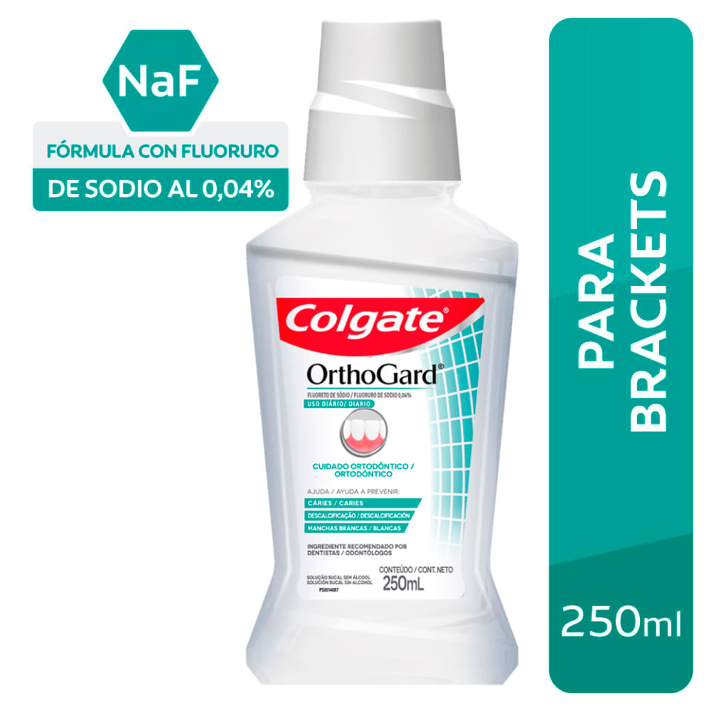Solución Bucal Ortodoncia Colgate OrthoGard - Frasco 250 ML