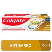 Crema Dental Colgate Total 12 Anti-Sarro - Tubo 150 ML