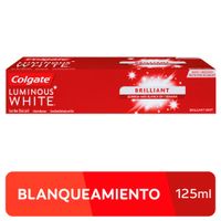Crema Dental Colgate Luminous White Brillant - Tubo 125 ML